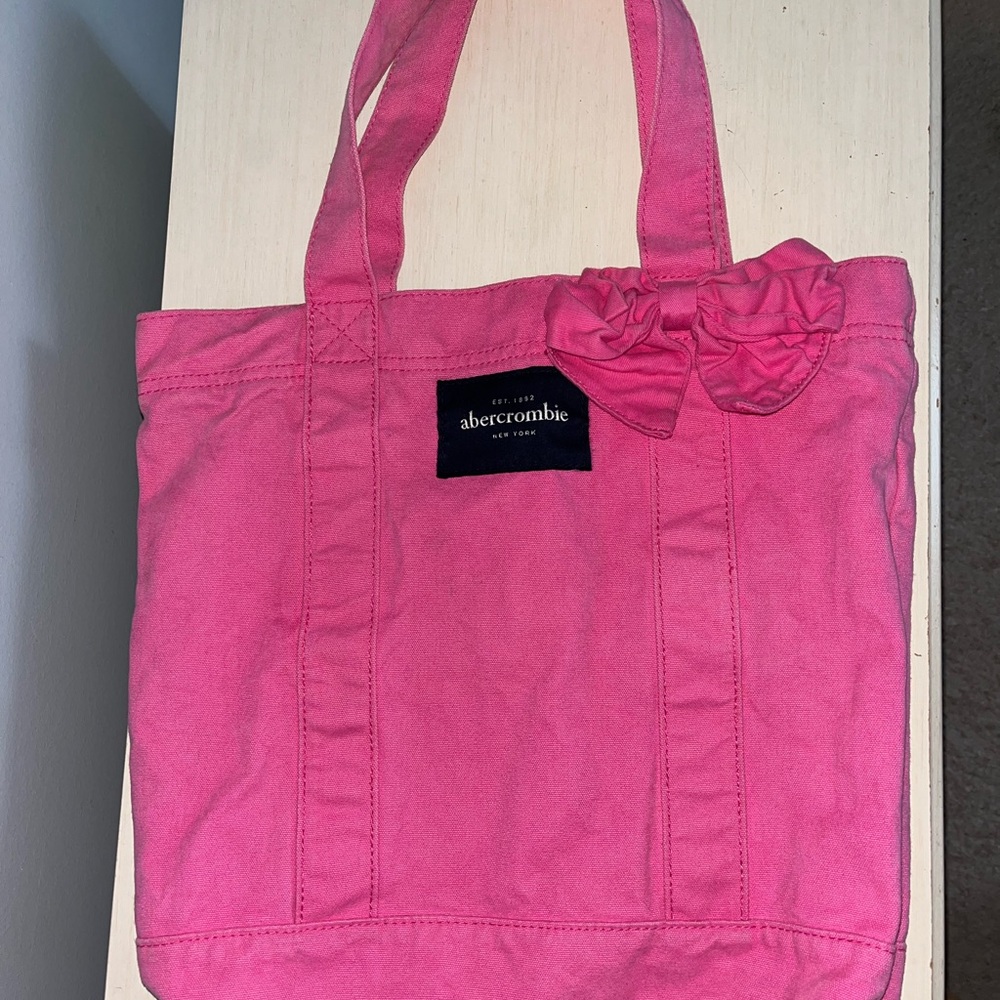 Abercrombie & Fitch Pink tote bag